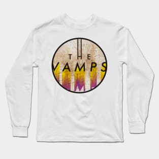 The Vamps - VINTAGE YELLOW CIRCLE Long Sleeve T-Shirt